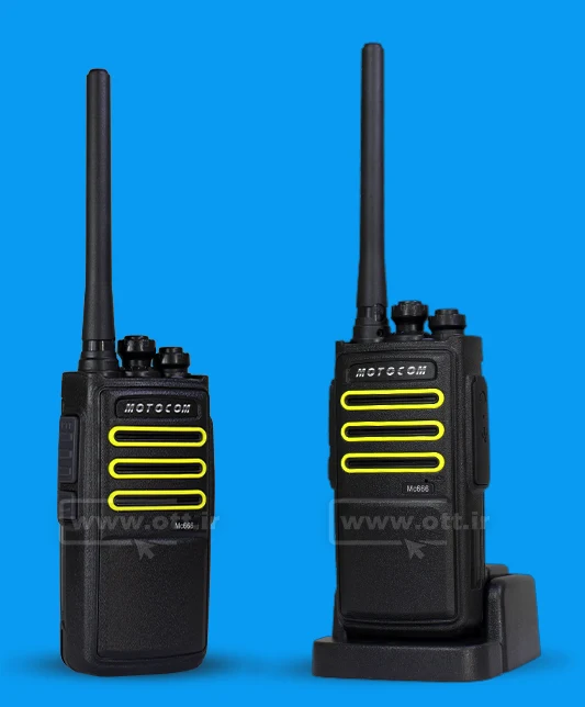 بیسیم موتوکام رنگ زرد MOTOCOM MC444