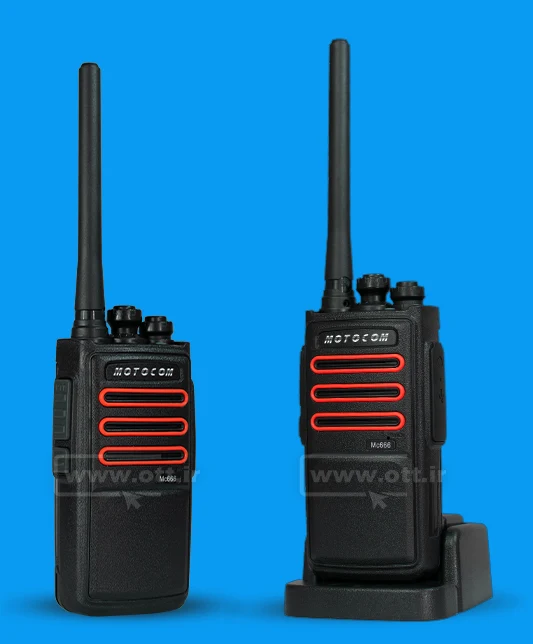 بیسیم موتوکام رنگ قرمز MOTOCOM MC444