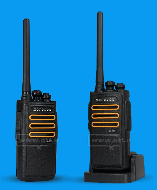 بیسیم موتوکام رنگ نارنجی MOTOCOM MC444